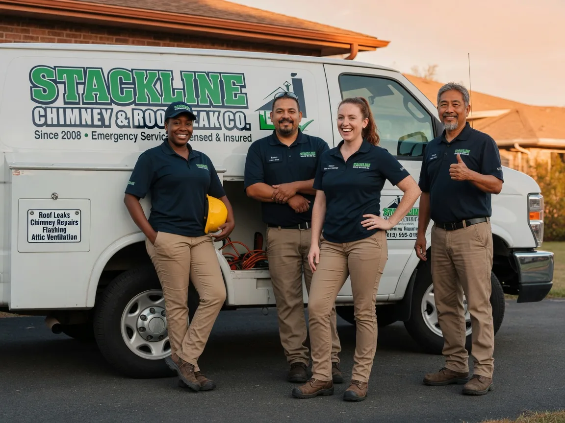 Chimney flashing repair company in Hawthorne, WI